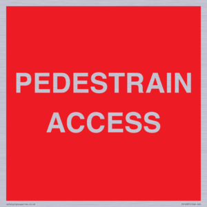 PEDESTRAIN ACCESS